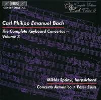 Bach Carl Philipp Emanuel - Keyboard Concertos Vol 3 in der Gruppe CD bei Bengans Skivbutik AB (2007196)