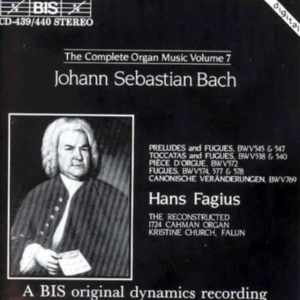 Bach Johann Sebastian - Organ Music Vol 7 in der Gruppe CD bei Bengans Skivbutik AB (2007202)