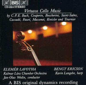 Various - Virtuoso Cello Music in der Gruppe CD bei Bengans Skivbutik AB (2007239)