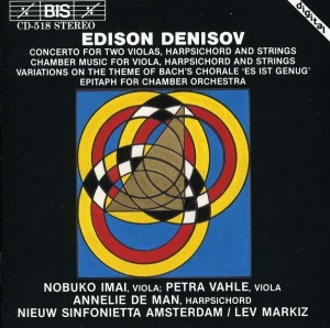 Denisov Edison - Concerto For 2 Vas & Hpd in der Gruppe CD bei Bengans Skivbutik AB (2007252)