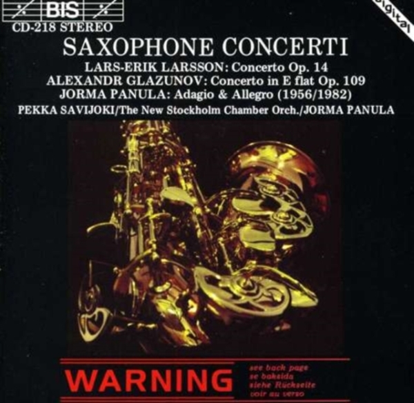 Various - Sax Conc in der Gruppe CD / Bestseller bei Bengans Skivbutik AB (2007253)