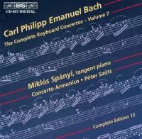 Bach Carl Philipp Emanuel - Keyb Concertos Vol 7 in der Gruppe CD bei Bengans Skivbutik AB (2007286)