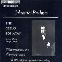 Brahms Johannes - Vc Sonatas in der Gruppe CD bei Bengans Skivbutik AB (2007338)