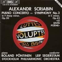 Scriabin Alexander - Piano Conc /Sym 3 in der Gruppe CD bei Bengans Skivbutik AB (2007352)
