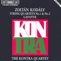 Kodaly Zoltan - String Quartet 1/2  Gavotte in der Gruppe CD bei Bengans Skivbutik AB (2007373)