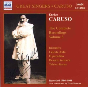 Various - Caruso Complete Recordings Vol in der Gruppe CD bei Bengans Skivbutik AB (2007457)