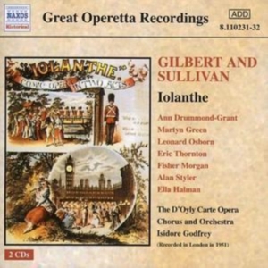 Gilbert & Sullivan - Iolanthe in der Gruppe CD bei Bengans Skivbutik AB (2007481)