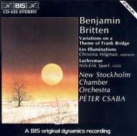 Britten Benjamin - Frank Bridge Vars in der Gruppe CD bei Bengans Skivbutik AB (2007599)