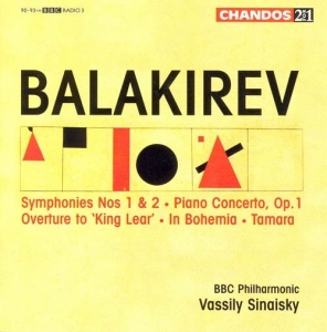 Balakirev - Symphonies 1 & 2, Piano Concer in der Gruppe CD bei Bengans Skivbutik AB (2007629)