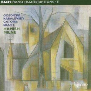 Bach - Piano Transcriptions 5 (H Miln in der Gruppe CD bei Bengans Skivbutik AB (2007863)