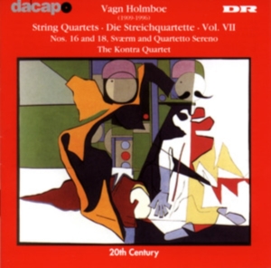 Holmboe Vagn - String Quartet Vol 7 in der Gruppe CD bei Bengans Skivbutik AB (2008145)