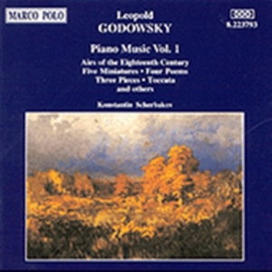 Godowsky Leopold - Piano Music Vol 1 in der Gruppe CD bei Bengans Skivbutik AB (2008148)
