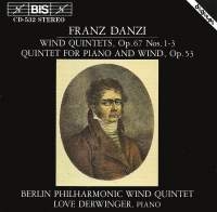 Danzi Franz - Wind Quintets Vol 1 in der Gruppe CD bei Bengans Skivbutik AB (2008333)