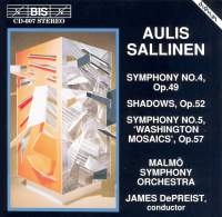Sallinen Aulis - Symphony 4/5 /Shadows Op52 in der Gruppe CD bei Bengans Skivbutik AB (2008352)
