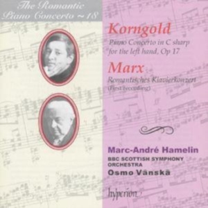 Korngold Erich Wolfgang - Piano Concertos/Marx in der Gruppe CD bei Bengans Skivbutik AB (2008604)