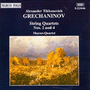 Grechaninov Alexandr Tikhonov - String Quartet Op70 Op124 in der Gruppe CD bei Bengans Skivbutik AB (2008750)