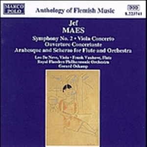 Maes Jef - Symphony 2 Vla Conc in der Gruppe CD bei Bengans Skivbutik AB (2008776)