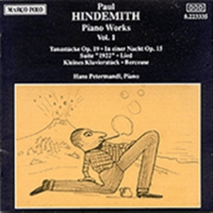 Hindemith Paul - Piano Works Vol 1 in der Gruppe CD bei Bengans Skivbutik AB (2008850)