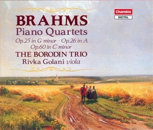 Brahms - Piano Quartets in der Gruppe Externt_Lager / Naxoslager bei Bengans Skivbutik AB (2008875)