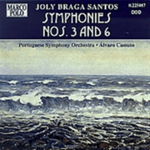 Braga-Santos Joly - Symphony 3 6 in der Gruppe CD bei Bengans Skivbutik AB (2008883)