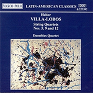 Villa Lobos Heitor - String Quartet 5 9 12 in der Gruppe CD bei Bengans Skivbutik AB (2009010)