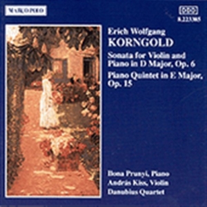Korngold Erich Wolfgang - Piano Quintet/Violin Sonatas in der Gruppe CD bei Bengans Skivbutik AB (2009042)