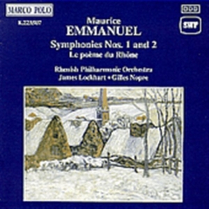Emmanuel Maurice - Symphony 1 2 in der Gruppe CD bei Bengans Skivbutik AB (2009066)