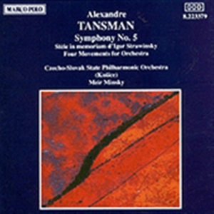Tansman Alexandre - Symphony 5/Orc Music in der Gruppe CD bei Bengans Skivbutik AB (2009099)