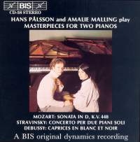 Various - Masterpieces For 2 Piano in der Gruppe CD bei Bengans Skivbutik AB (2009122)