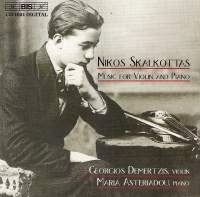 Skalkottas Nikos - Music For Violin & Piano in der Gruppe CD bei Bengans Skivbutik AB (2009233)