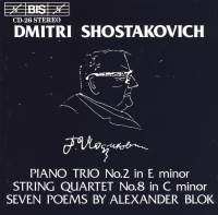 Shostakovich Dmitry - Piano Trio, String Quartet/Blo in der Gruppe CD / Klassiskt bei Bengans Skivbutik AB (2009289)