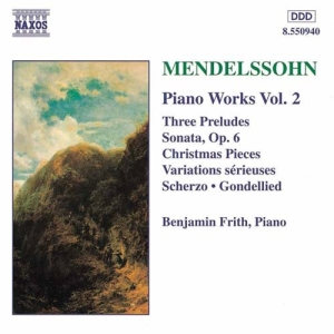 Mendelssohn Felix - Piano Works Vol 2 in der Gruppe CD bei Bengans Skivbutik AB (2009306)