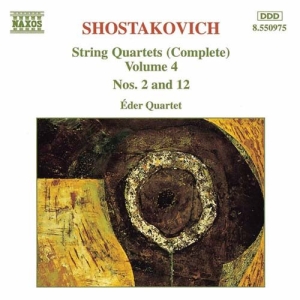 Shostakovich Dmitry - String Quartets 2 & 12 in der Gruppe Externt_Lager / Naxoslager bei Bengans Skivbutik AB (2009349)