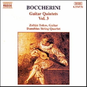 Boccherini Luigi - Guitar Quintets Vol 3 in der Gruppe CD bei Bengans Skivbutik AB (2009374)