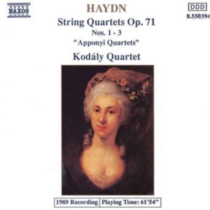 Haydn Joseph - String Quartets Op. 71 1-3 in der Gruppe CD bei Bengans Skivbutik AB (2009381)