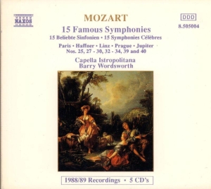 Mozart Wolfgang Amadeus - 15 Famous Symphonies in der Gruppe CD bei Bengans Skivbutik AB (2009396)