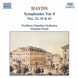 Haydn Joseph - Symphonies Nos 23, 24 & 61 in der Gruppe Externt_Lager / Naxoslager bei Bengans Skivbutik AB (2009445)