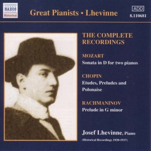 Various - Joseph Lhevinne in der Gruppe CD bei Bengans Skivbutik AB (2009546)