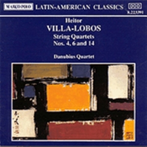 Villa Lobos Heitor - String Quartets Nos. 4, 6 & 14 in der Gruppe CD bei Bengans Skivbutik AB (2009547)