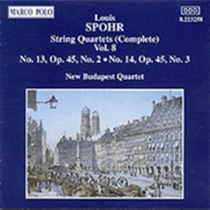Spohr Louis - String Quartet Op45 2 3 in der Gruppe CD bei Bengans Skivbutik AB (2009585)