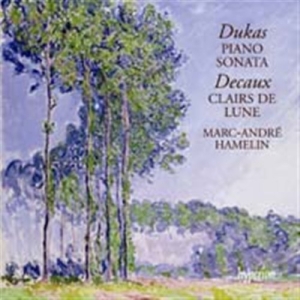 Dukas/Decaux - Piano Sonata In E Flat/Clairs in der Gruppe CD bei Bengans Skivbutik AB (2009639)