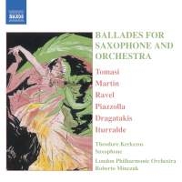 Ravel/Piazzolla/Martin - Ballads For Saxophone And Orch in der Gruppe CD bei Bengans Skivbutik AB (2009703)