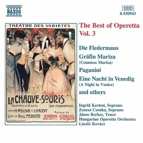 Various - The Best Of Operetta Vol 3 in der Gruppe CD / Bestseller bei Bengans Skivbutik AB (2009966)