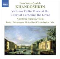 Khandoshkin - Violin Sonatas Nos 1-3 in der Gruppe CD bei Bengans Skivbutik AB (2010071)