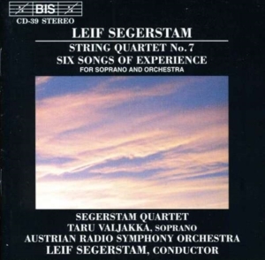 Segerstam Leif - String Quartet 7/Experience So in der Gruppe CD bei Bengans Skivbutik AB (2010088)