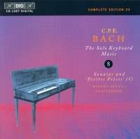 Bach Carl Philipp Emanuel - Solo Keyboard Music Vol 8 in der Gruppe CD bei Bengans Skivbutik AB (2010153)