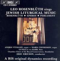 Rosenbluth Leo - Jewish Liturgical Music in der Gruppe CD bei Bengans Skivbutik AB (2010164)