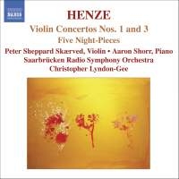 Henze - Violin Concertos Nos. 1 And 3 in der Gruppe CD bei Bengans Skivbutik AB (2010261)