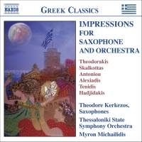 Theodorakis / Skalkottas - Works For Saxophone & Orchestr in der Gruppe CD bei Bengans Skivbutik AB (2010301)