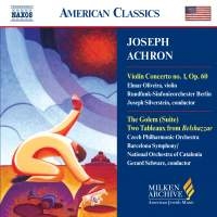 Achron Joseph - Violin Conserto No 1 in der Gruppe CD bei Bengans Skivbutik AB (2010310)